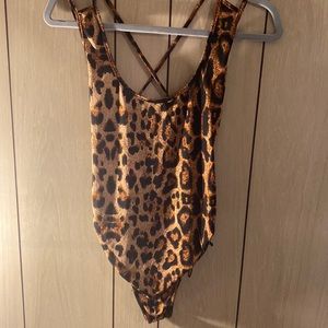 Leopard Print Onesie